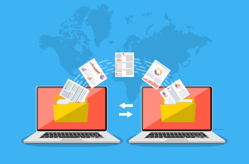 Sending a large video file by secure link instead of an email attachment
